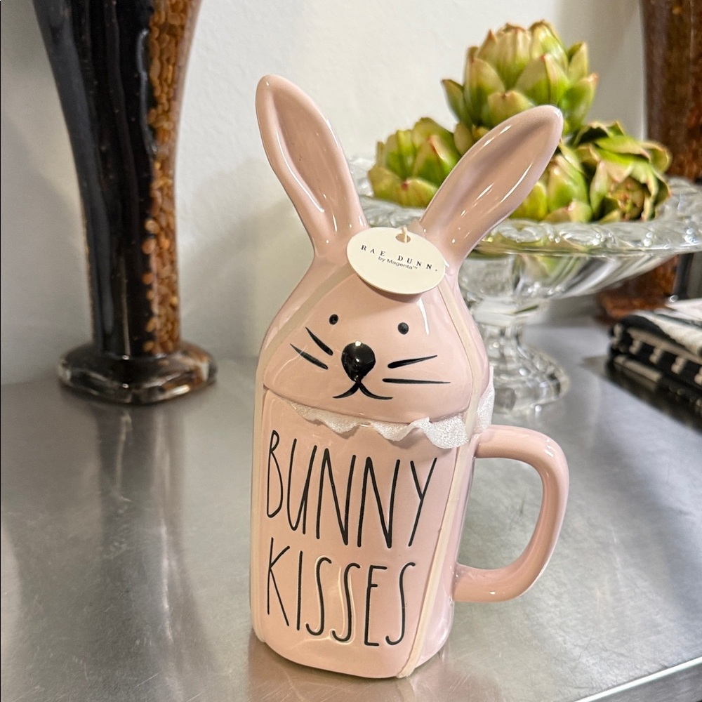 Rae Dunn Easter “Bunny Kisses” Coffee Mug